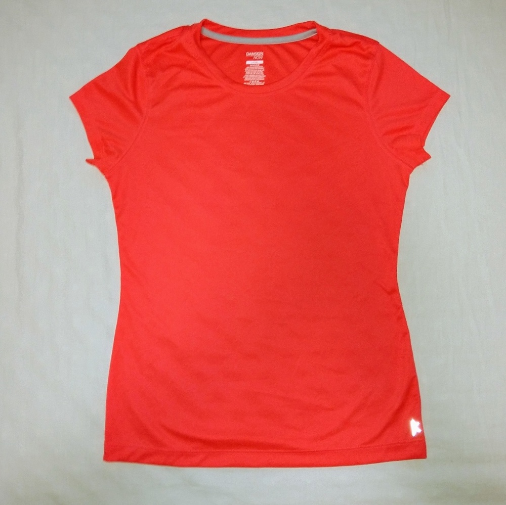 Danskin Now Lightweight Shirt Orange Size: S